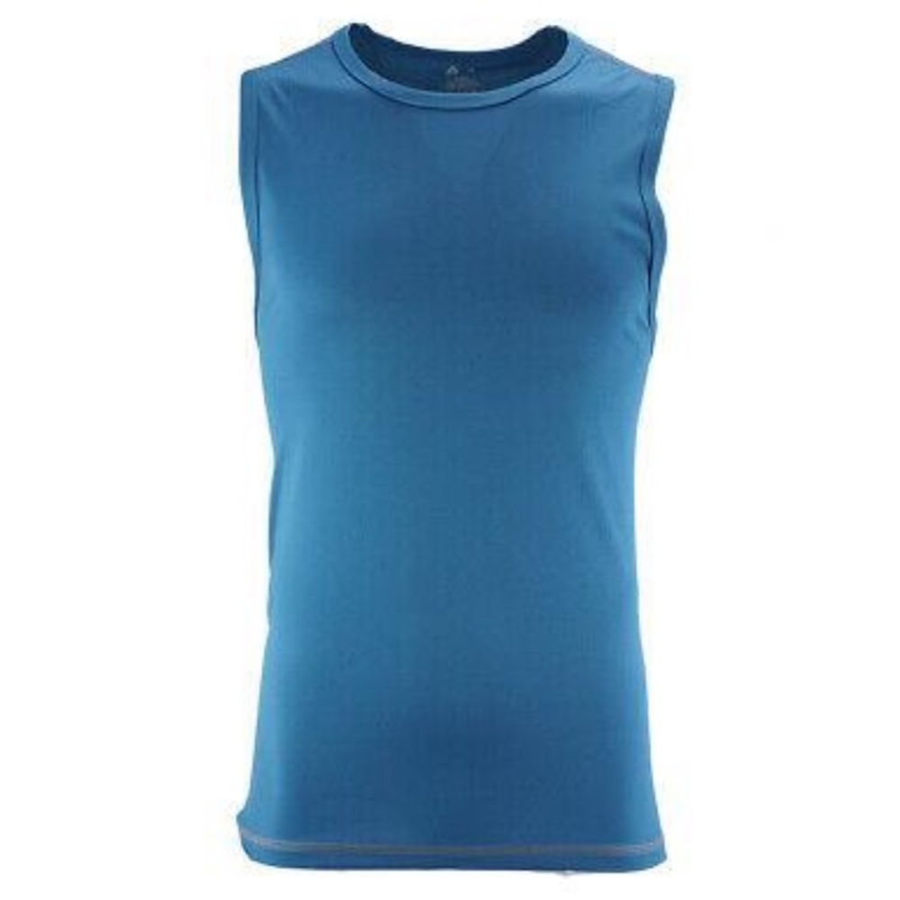 Reebok Men Performance Moroccan Blue Tank Top |  NWT |  Moisture Wicking Sz S